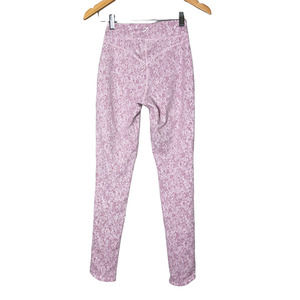 Gymshark Fleur Texture Full Leggings Workout Waistband Pocket Dusky‎ Pink